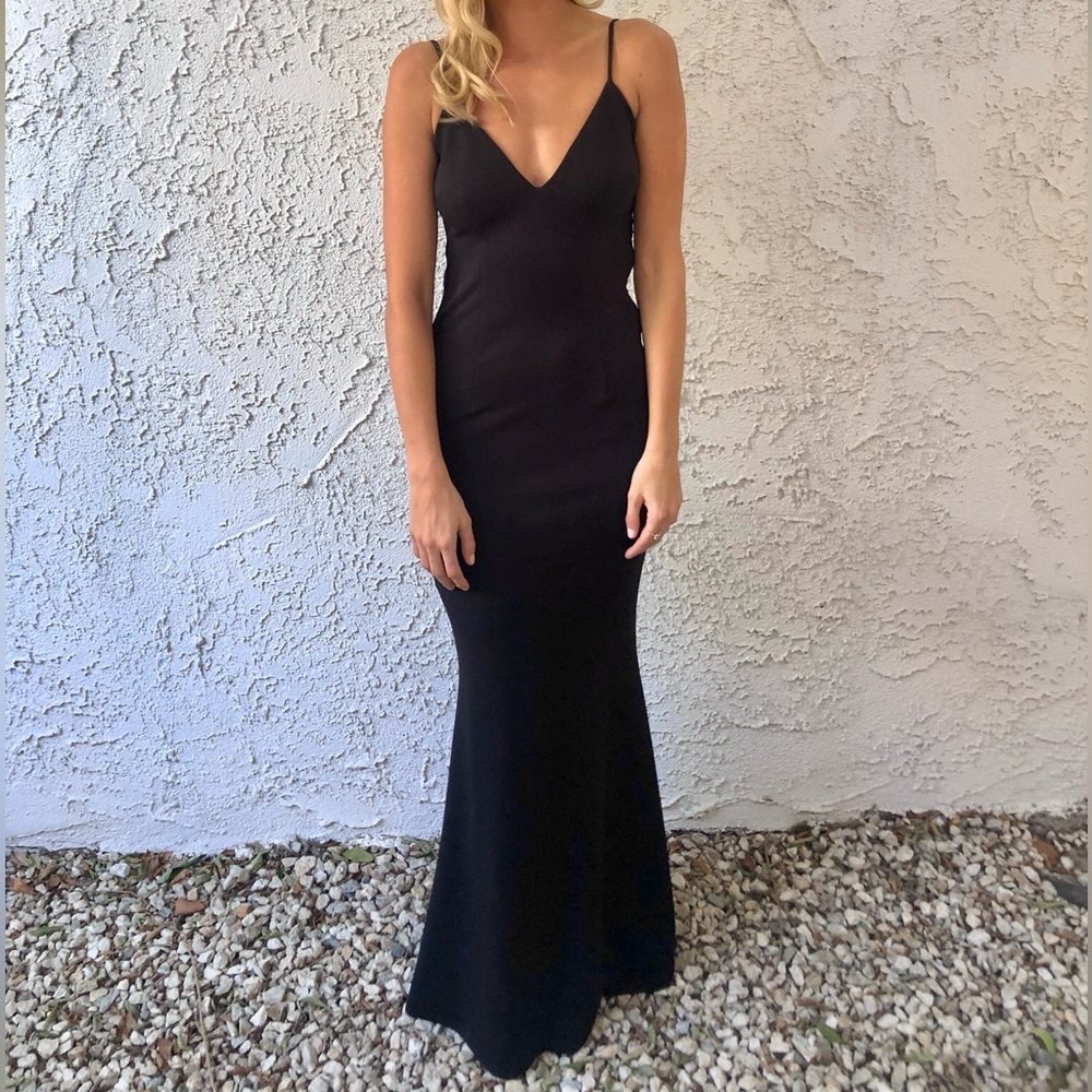 Katie May black maxi dress